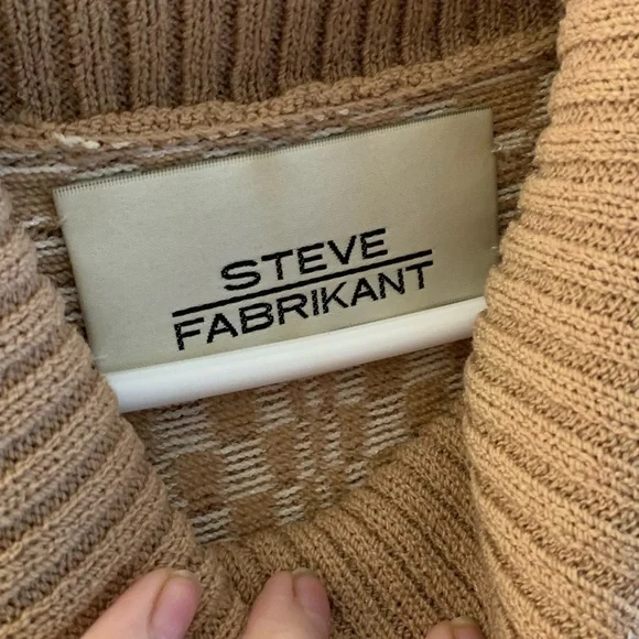 Vintage Steve Fabrikant Sweater Wool Blend - Picture 4 of 5